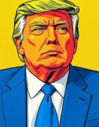 Donald Trump Big Daddy poster drawing Meme Template