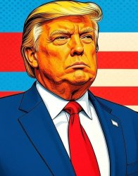 Donald Trump Big Daddy poster drawing Meme Template