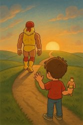 Hulk Hogan Heaven Meme Template