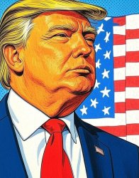 Donald Trump Big Daddy poster drawing Meme Template