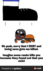 Spider Hate Meme Template