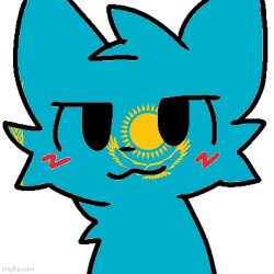 Kazakhstan furry but full size Meme Template