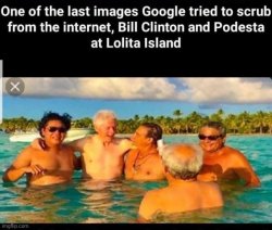 Jailbait Bill Clinton on Epstein Island Meme Template