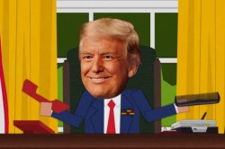 trump relax Meme Template