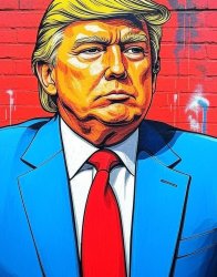 Donald Trump Big Daddy poster drawing Meme Template