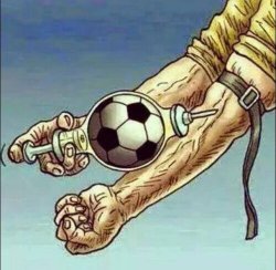 FUltbol mi unica droga Meme Template