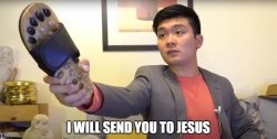 I will send you to jesus Meme Template