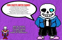Sans promotes Alternatedtale Meme Template