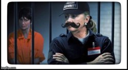 Hillary prison guard Meme Template