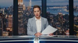 News reporter Meme Template