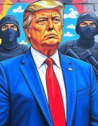 Donald Trump Big Daddy poster drawing Meme Template