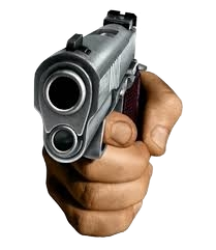 hand with gun meme Meme Template