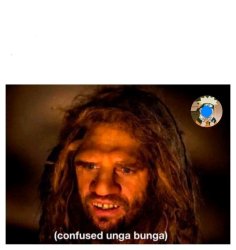 Confused unga bunga Meme Template