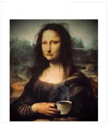 Grumpy mona lisa Meme Template