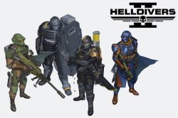 helldivers 2 team Meme Template