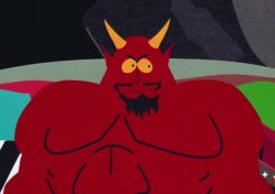 Satan looking mad Meme Template