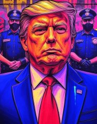big daddy Donald trump secret police MAGA Meme Template