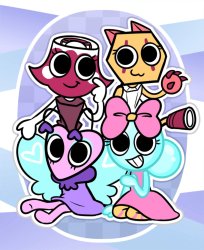 4 Female Toons (New) Meme Template