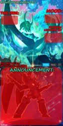 MC941's Announcement Temp (Gurren Lagann) Meme Template
