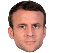 macron face Meme Template