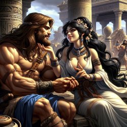 How could Samson be so easily deceived by his (pagan) wife? Meme Template