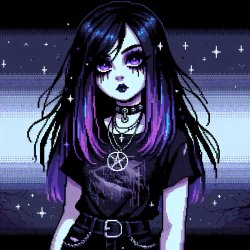 alt goth girl Meme Template