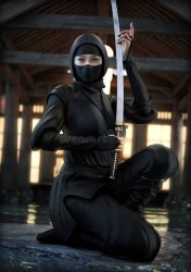 Female assasin Meme Template