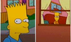 Bart Doppelganger Meme Template