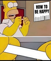How to he happy Meme Template