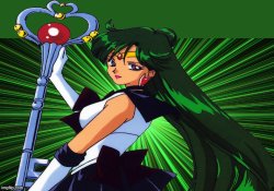 sailor pluto Meme Template
