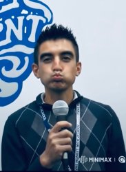 He’s cute but he likes to pucker his lips Meme Template
