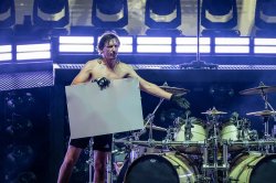 Mario Duplantier with a sign Meme Template