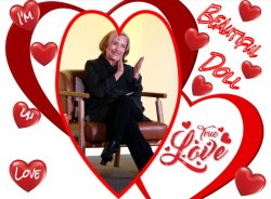 Hillary Heart Throb, I'm so in Love Meme Template
