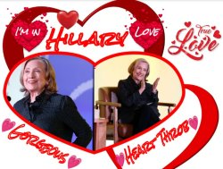 Hillary Heart Throb, Heart Throbbing Doll Meme Template