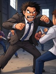 Fight scene Meme Template