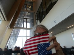 American Flag in Distress Meme Template