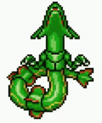 Rayquaza Looking Up Meme Template