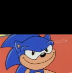 Smug Sonic Meme Template