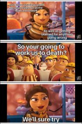 Bee movie Meme Template