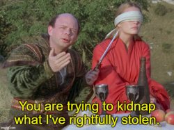 You are trying to kidnap what I've rightfully stolen Meme Template