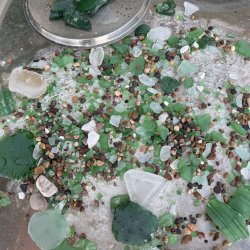 Homemade beach glass sea glass Meme Template