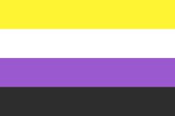 Non-binary flag Meme Template