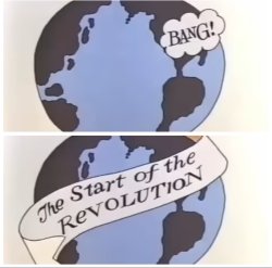 The shot heard round the world Meme Template