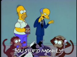 You Stupid Monkey! Meme Template