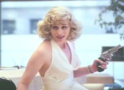 Marilyn Monroe With A Gun Meme Template