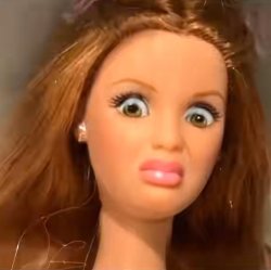 Barbie disgusted Meme Template