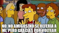 Gracias por voltear Meme Template