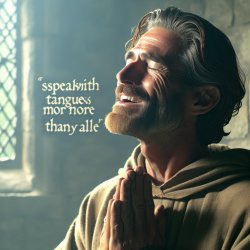 Paul [thanked his God] that [he] “speak with tongues more than y Meme Template