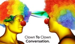 clown to clown communication Meme Template