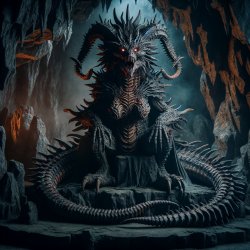 Horrid demon lizard queen Meme Template